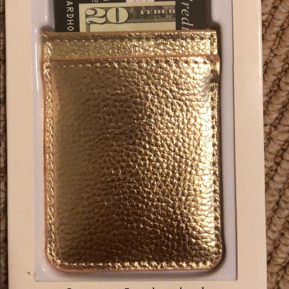 Gold peel and stick card holder! - Picture 2 of 3